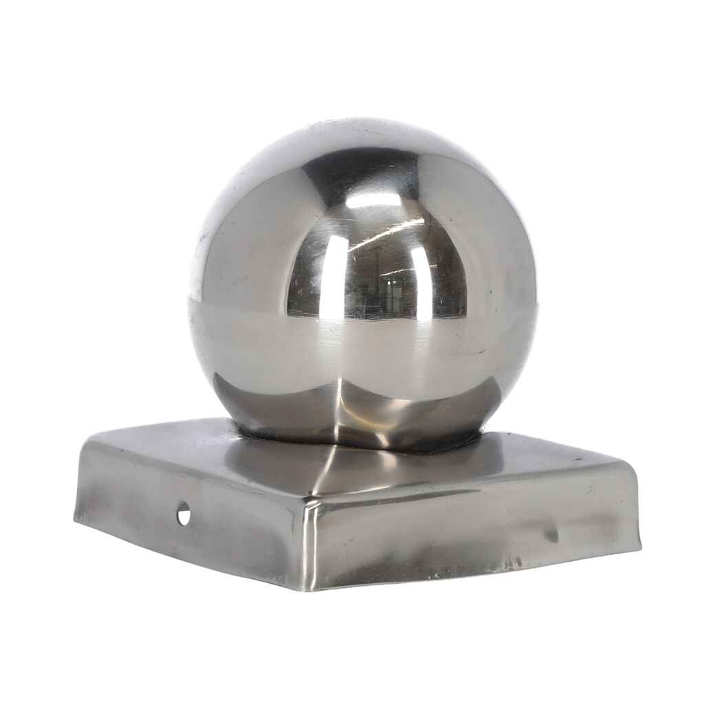 Metall Pfostenkappe mit Kugel