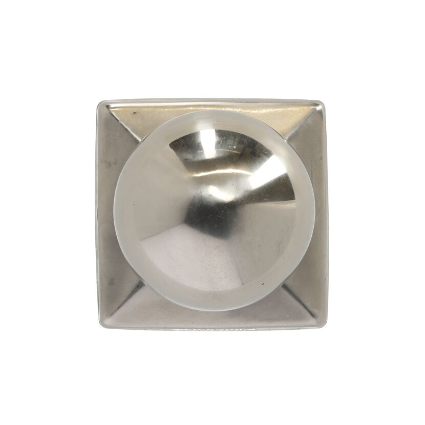 Metallene Pfostenkappe mit Kugel