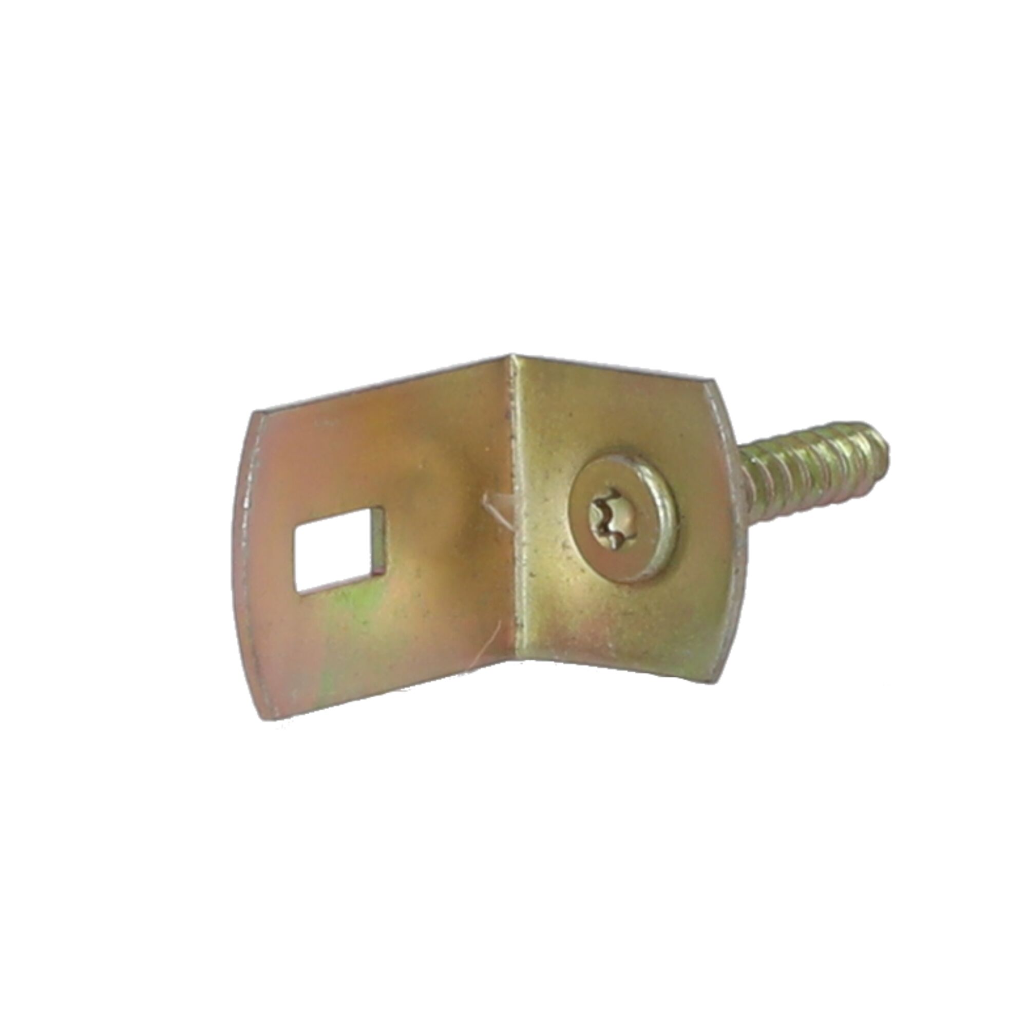 Chromatisierter Flechtzaunhalter