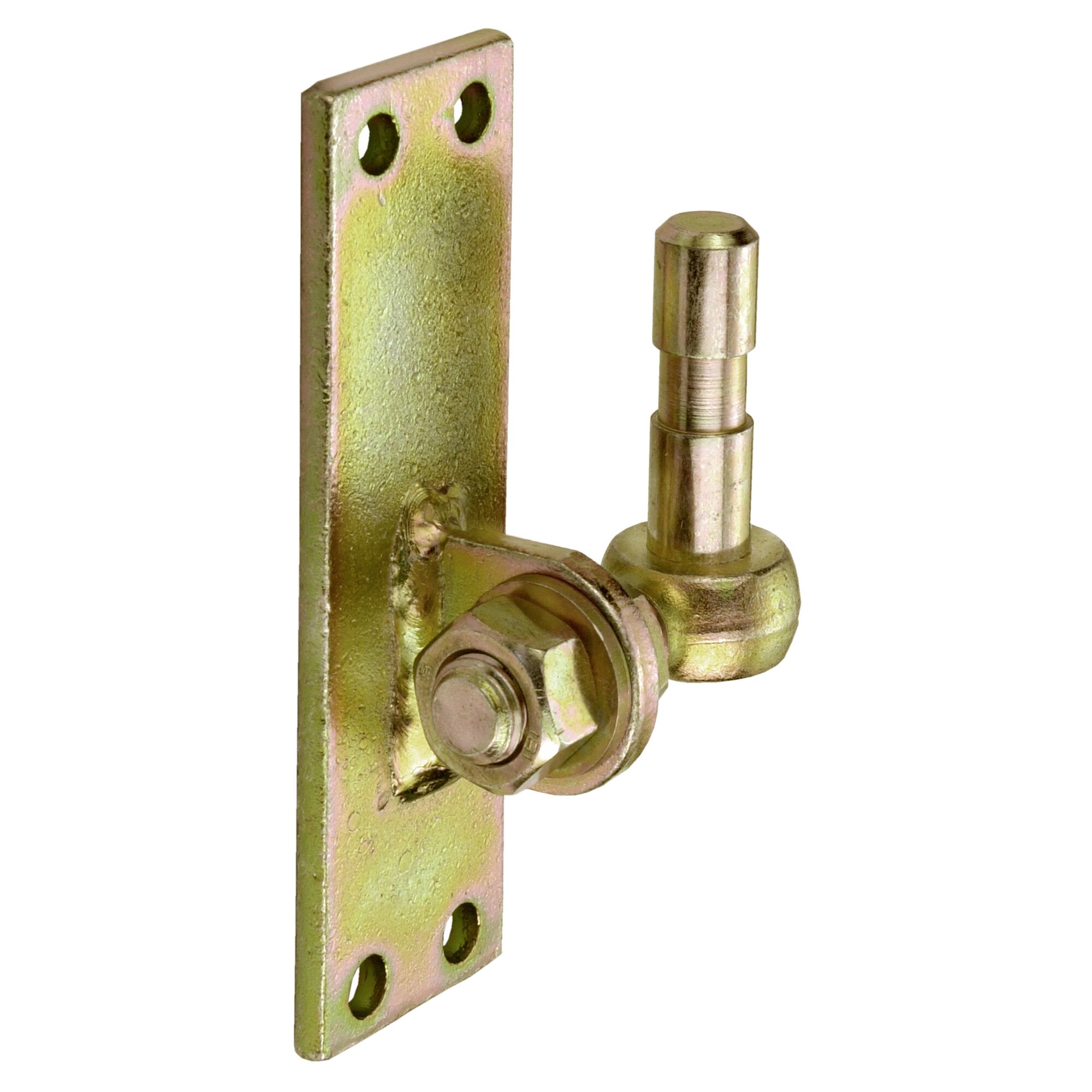 Metallischer Haken auf Platte montiert