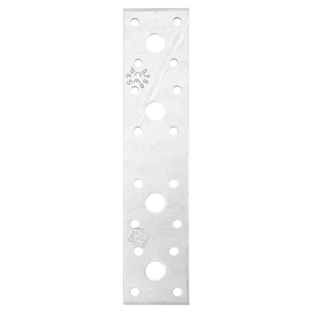 Flachverbinder aus Metall mit Löchern