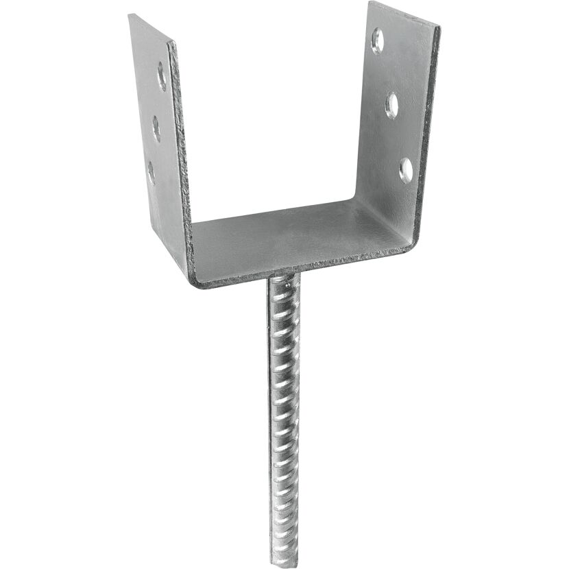 U-förmiger Pfostenträger aus Metall