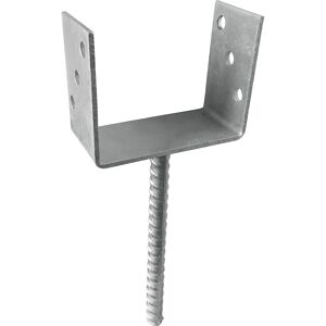 Pfostenträger U-Form feuerverzinkt 12 cm