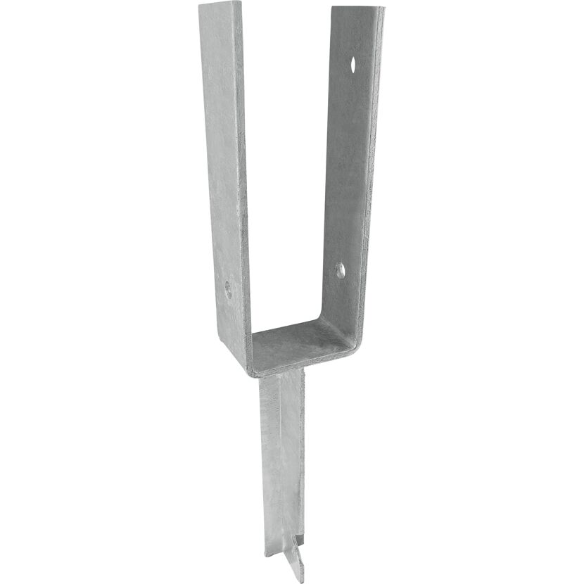 Pfostenträger silber 7,1 x 5 x 20 cm