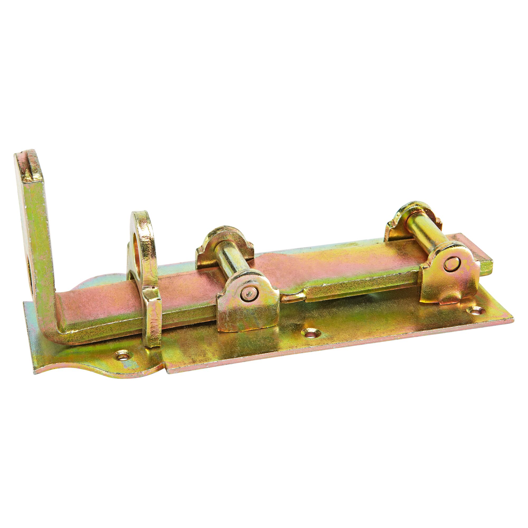 Rollenschlossriegel mit Flachgriff, verzinkt