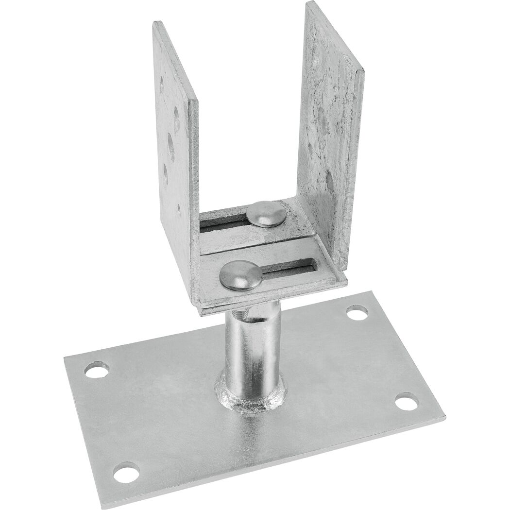 Pfostenträger silber