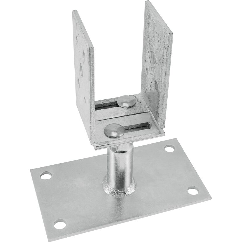 Pfostenträger silber