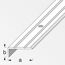 Abschlussprofil 25 x 10 mm x 1 m