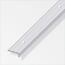 Silbernes Abschlussprofil aus Aluminium