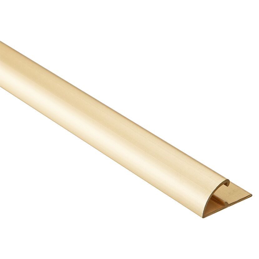 Goldfarbenes Abschlussprofil