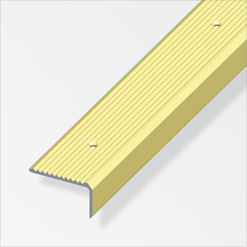 Treppenprofil Aluminium messingfarben, Breite 41 mm