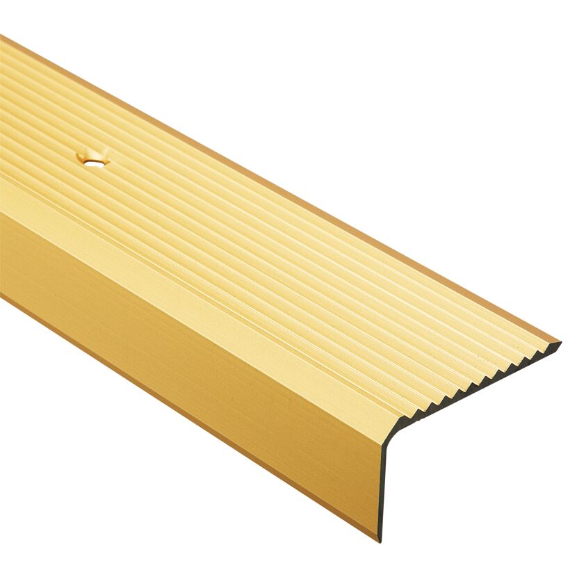 Treppenprofil Aluminium messingfarben, Breite 41 mm