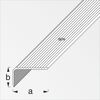 Treppenprofil Aluminium silber 1000 x 41 x 23 mm