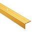 Treppenprofil Aluminium messingfarben, Breite 25 mm