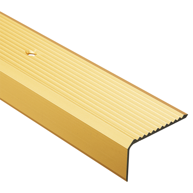 Bild von Treppenprofil Aluminium messingfarben, Breite 19 mm