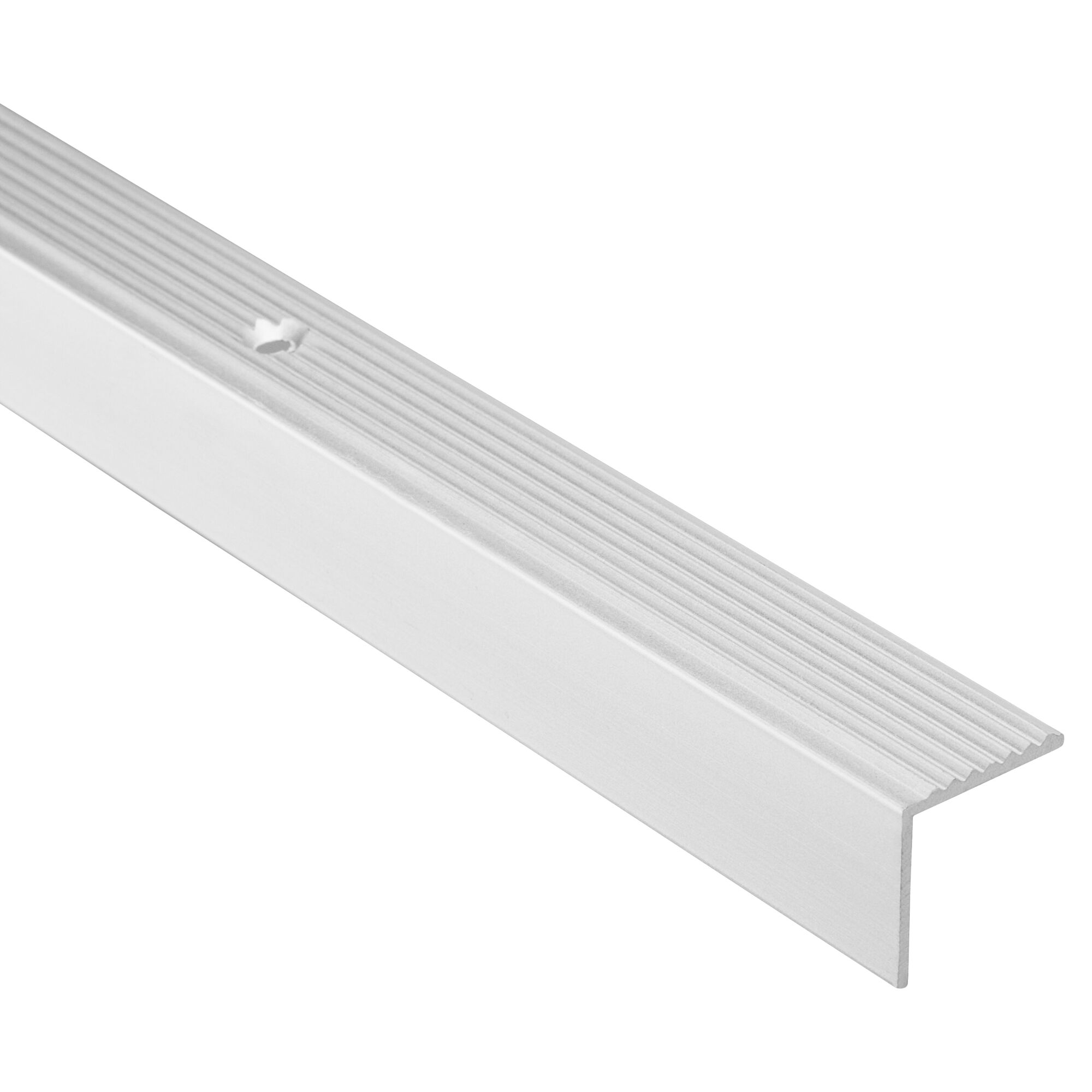 Silbernes Winkel-Treppenprofil