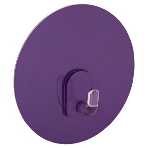 Haken selbsthaftend Ø 6,8 cm violett