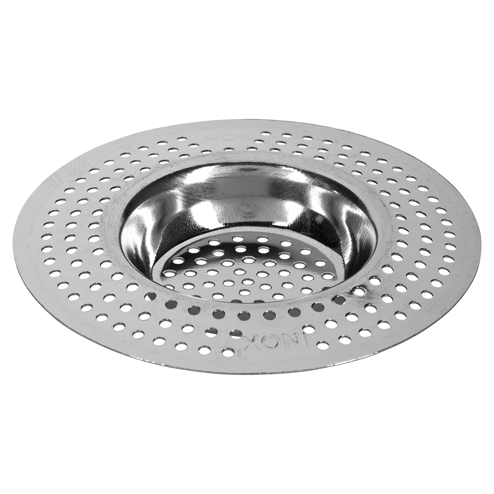 Metallenes Abflusssieb mit Löchern