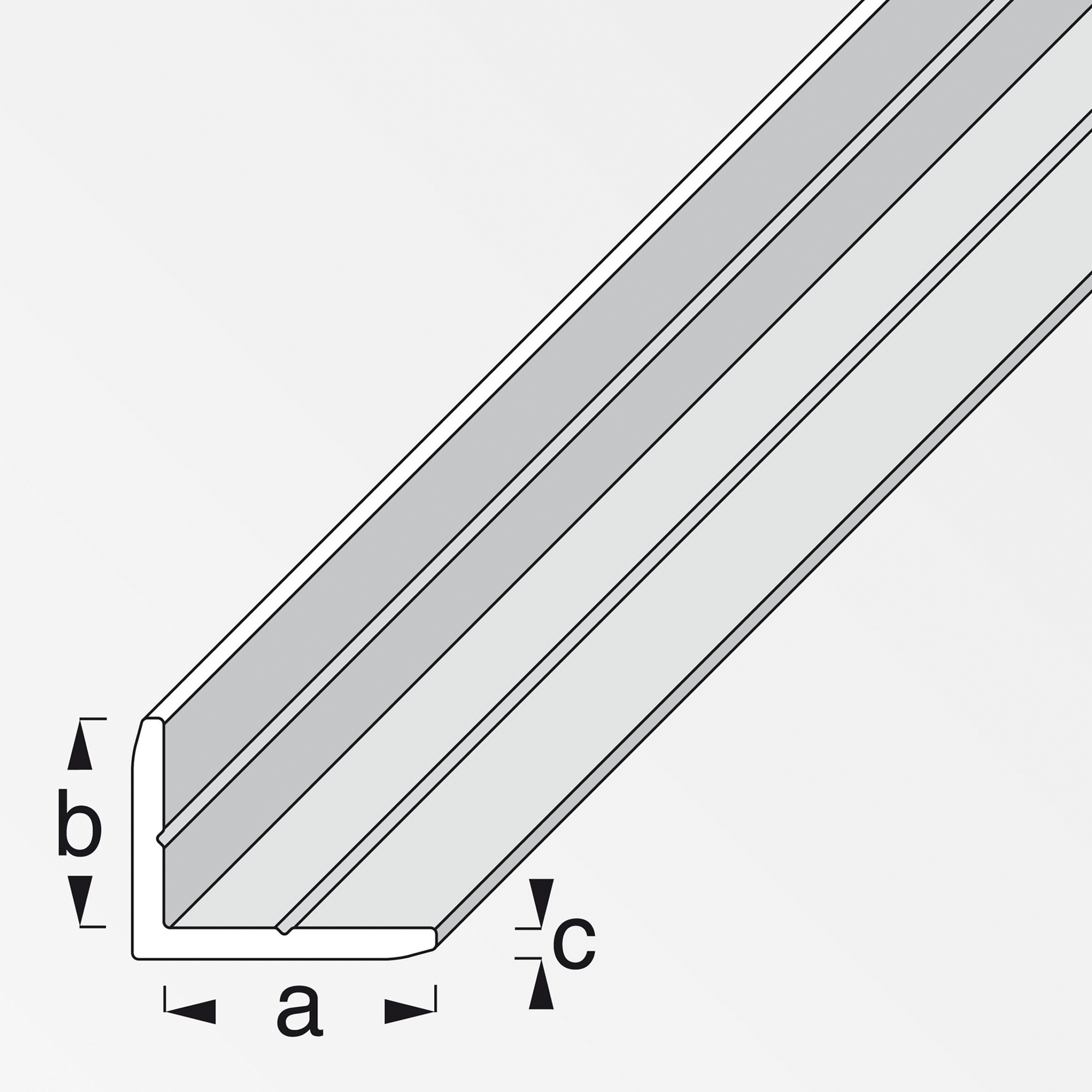 clampline Winkelprofil 200 cm + product picture