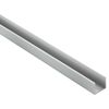 U-Profil, Alu, silber