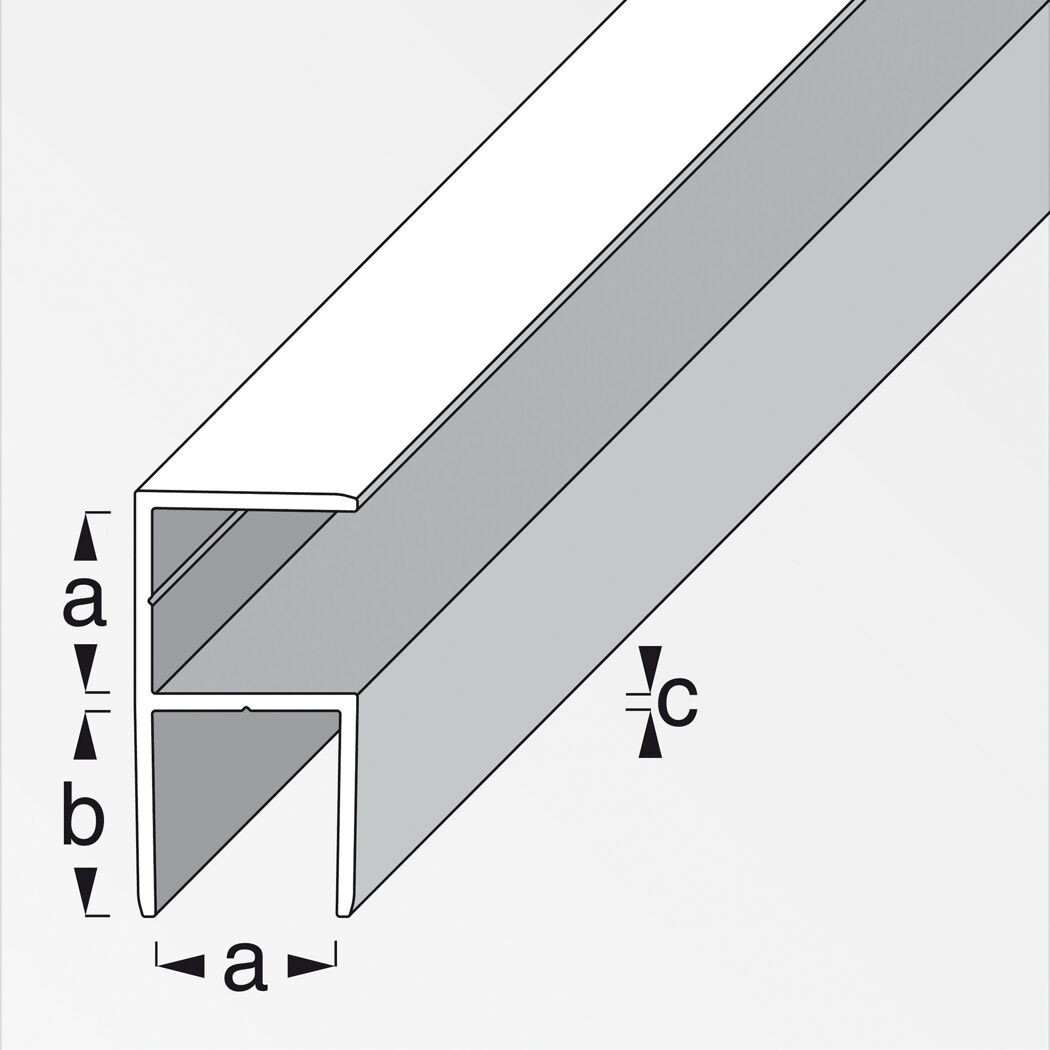 Eckprofil 0,8 x 100 cm