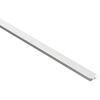 Weißes H-Profil aus Aluminium