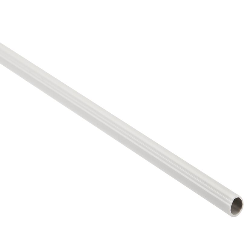 Weißes PVC-Rundrohr