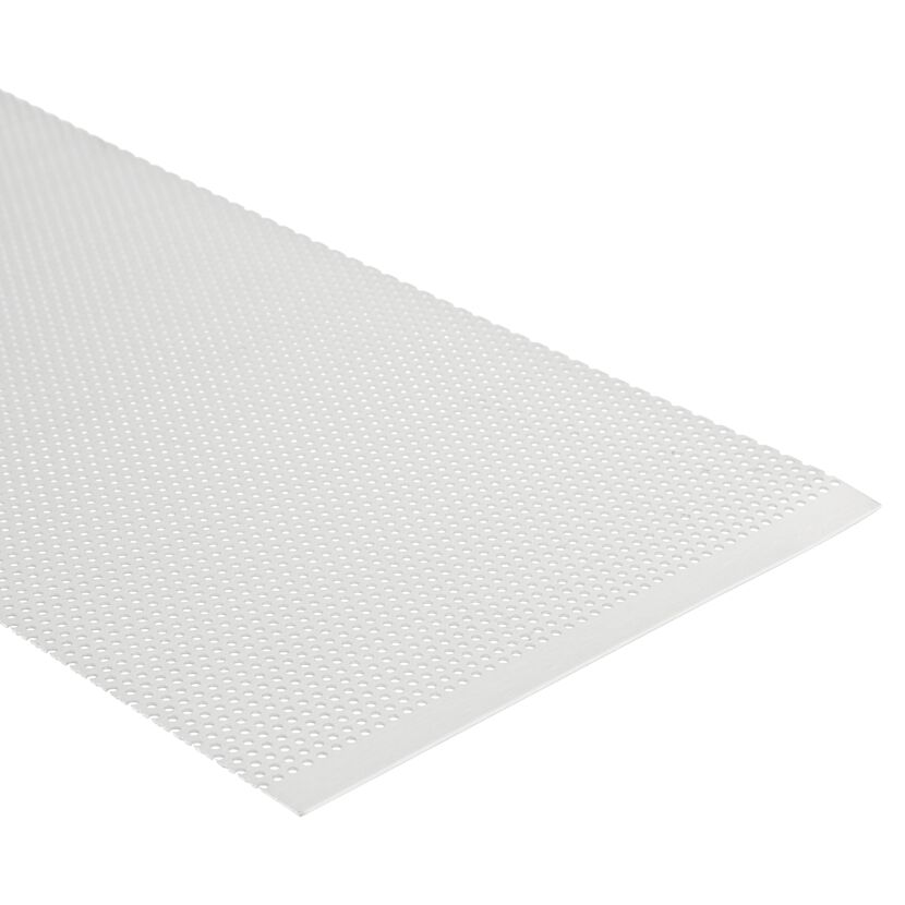 Weißes gelochtes Aluminiumblech