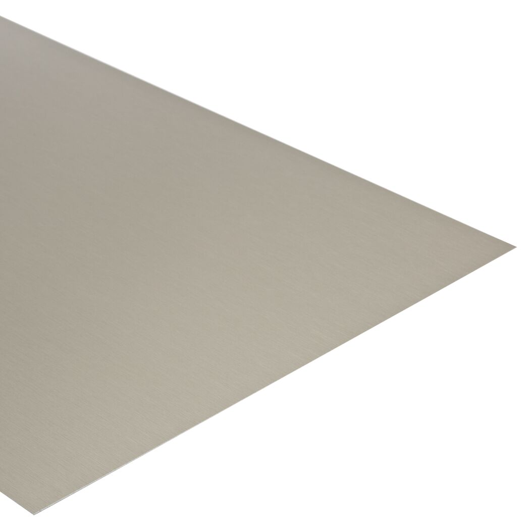 Glattblech 100 x 20 cm silbern