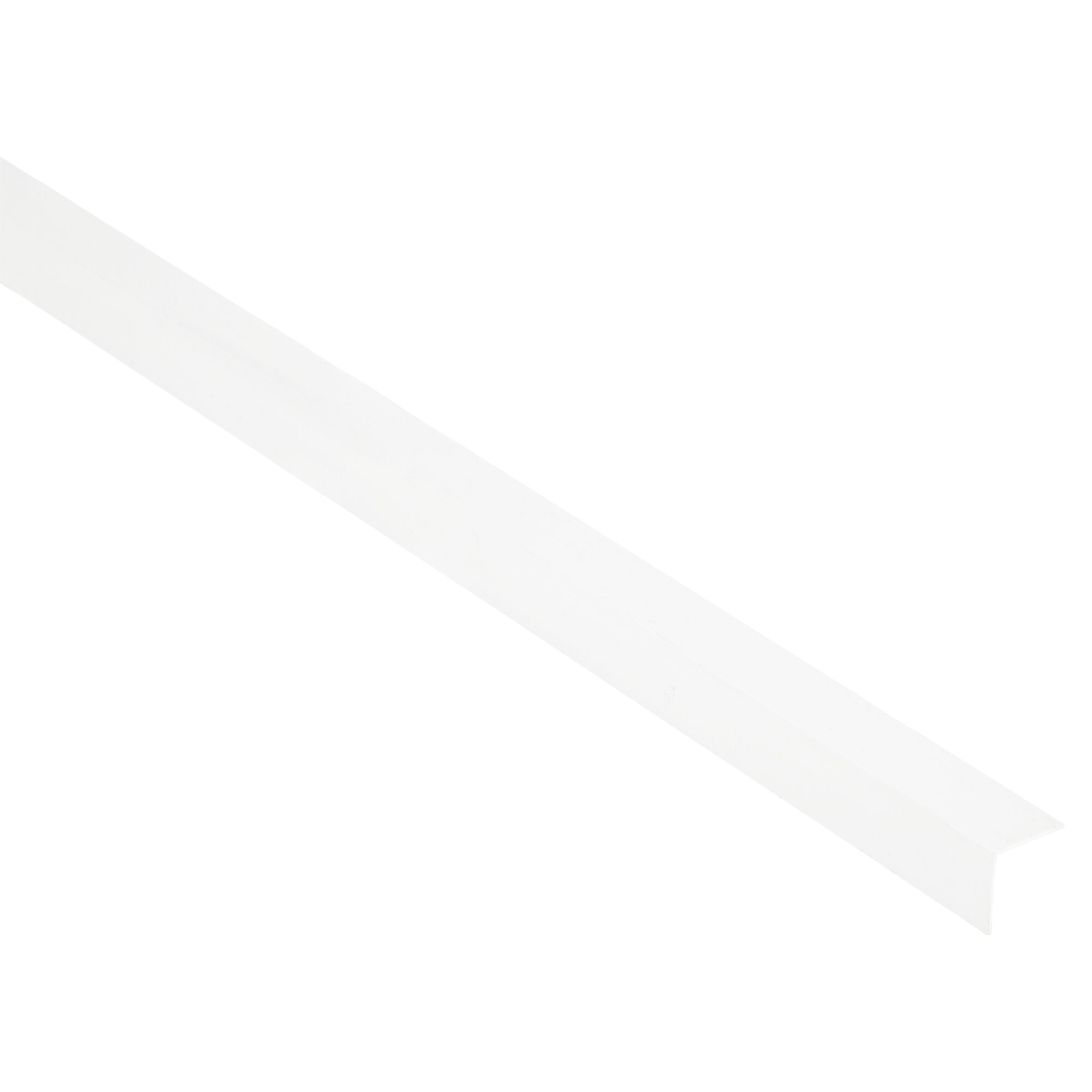 Weißer PVC-Winkel