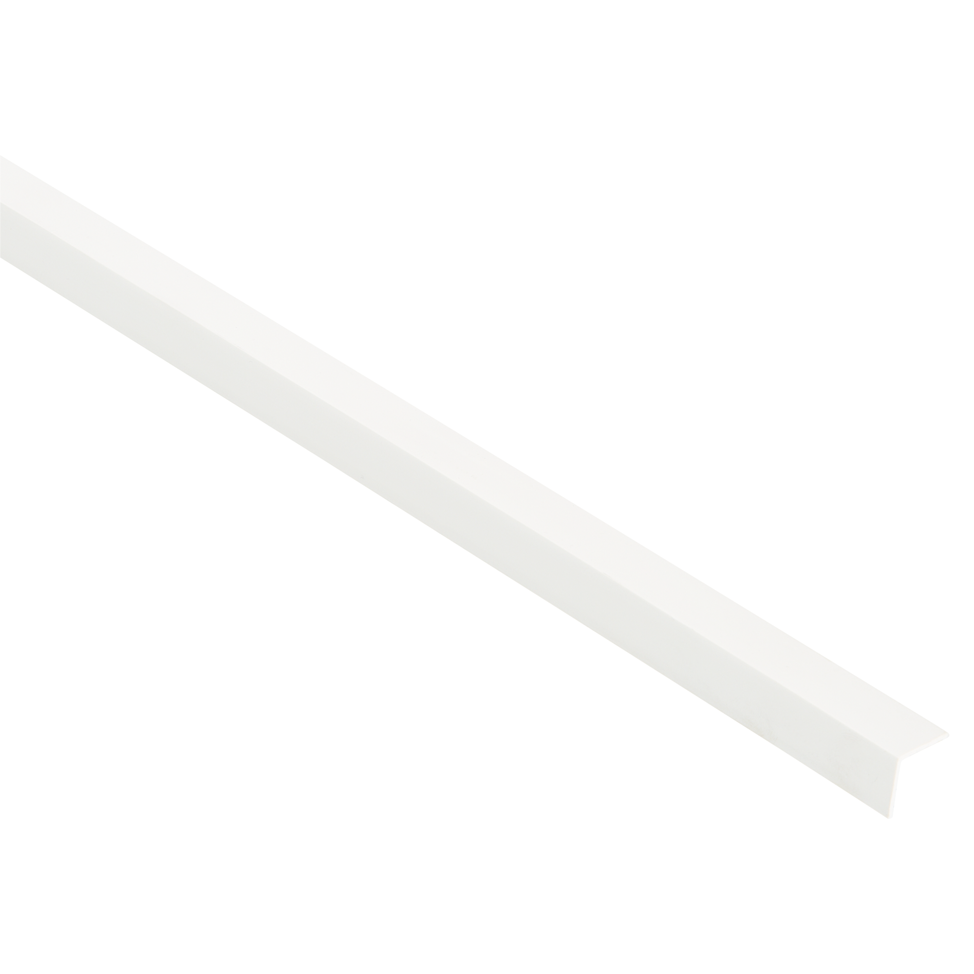 PVC Winkelprofil, Selbstklebend Kunststoff, Kantenschutz, weiß
