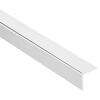 Silbernes Winkelprofil aus Aluminium