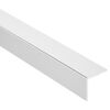 Winkelprofil Aluminium silbern 2500 x 15 x 15 mm