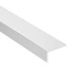 Silbernes Winkelprofil aus Aluminium