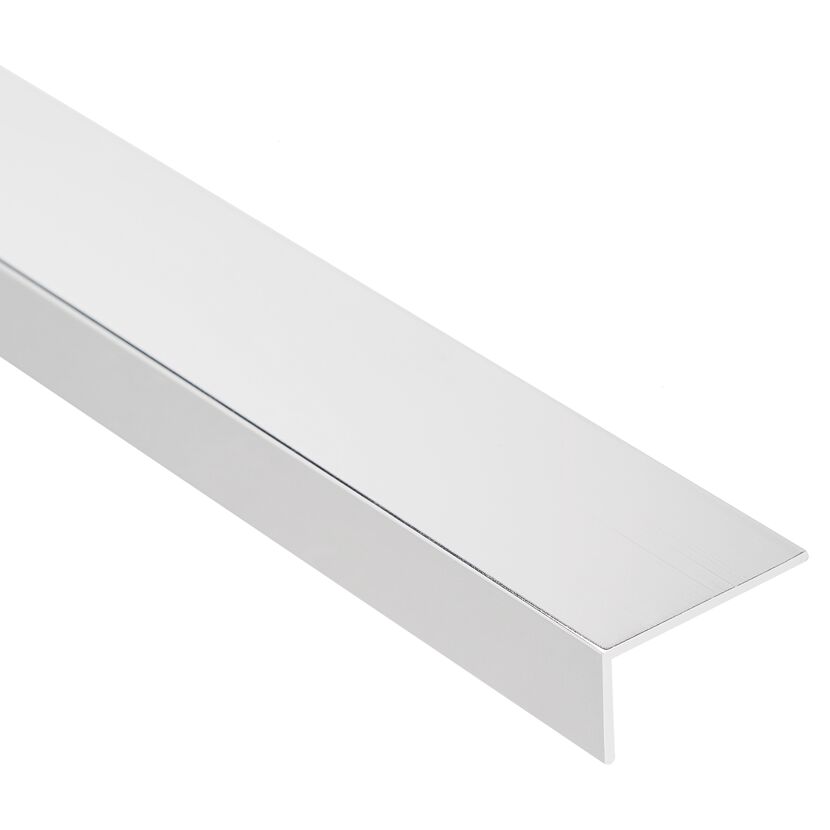 Verchromtes Alu-Winkelprofil, 1 m lang