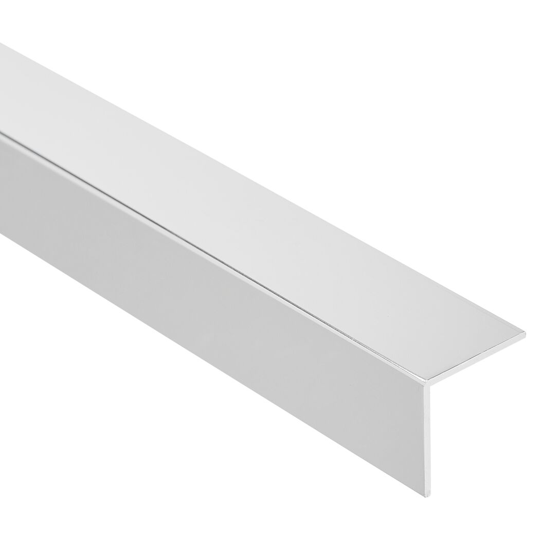 Winkelprofil Aluminium verchromt 1000 x 15 x 15 mm