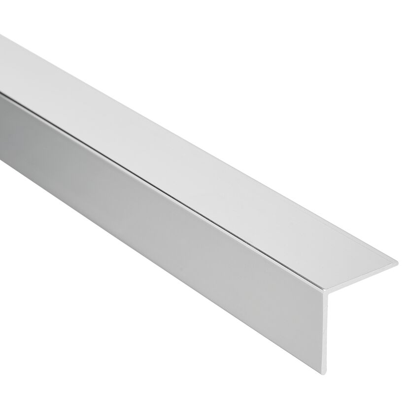 Winkelprofil Aluminium verchromt 1000 x 20 x 20 mm