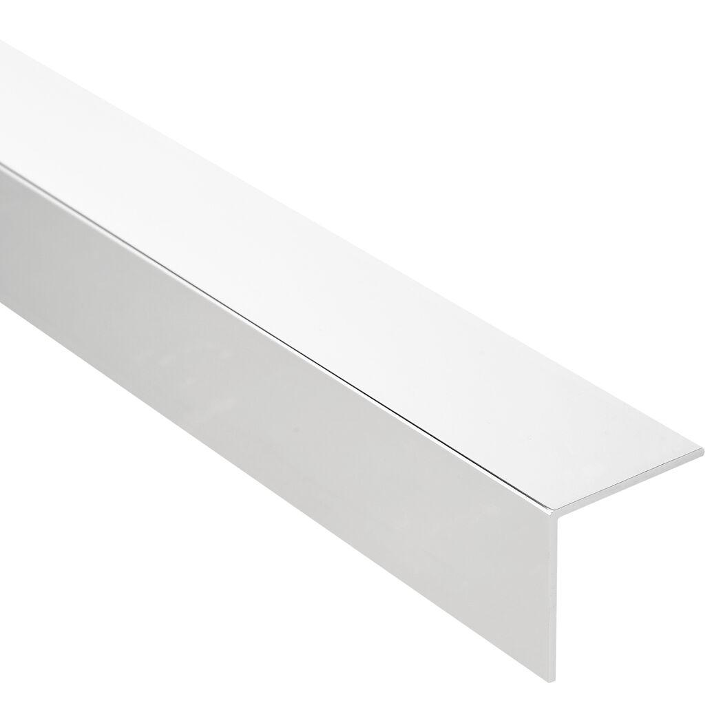 Winkelprofil Aluminium verchromt 1000 x 25 x 25 mm