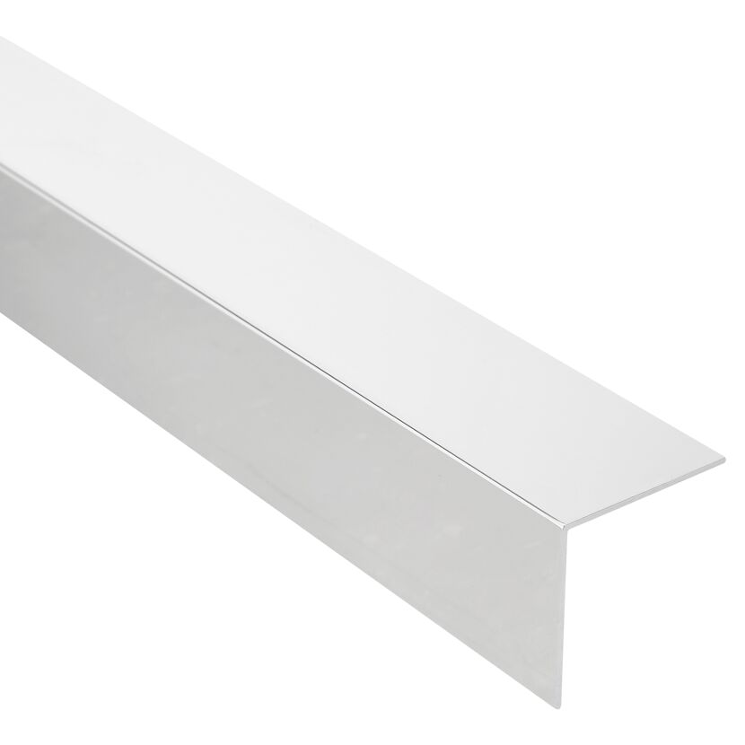 Winkelprofil Aluminium verchromt 1000 x 30 x 30 mm