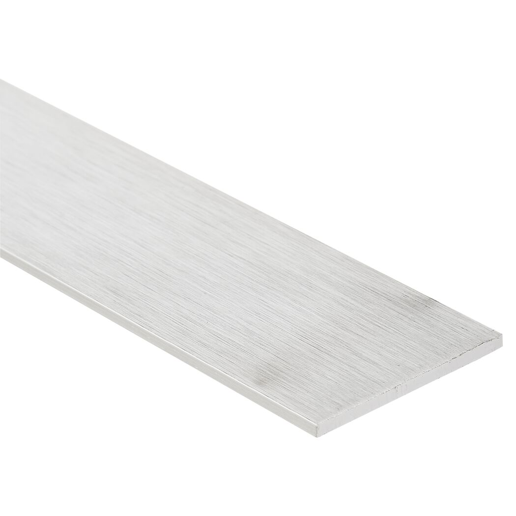 Flachstange Aluminium Inox 0,2 x 3 x 100 cm