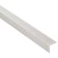 Alu-Winkel 10 x 10 mm, inox-optik, 1 m