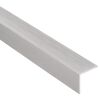 Alu Winkel 15 x 15 mm, inox-optik, 1 m