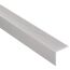 Alu Winkel 15 x 15 mm, inox-optik, 1 m