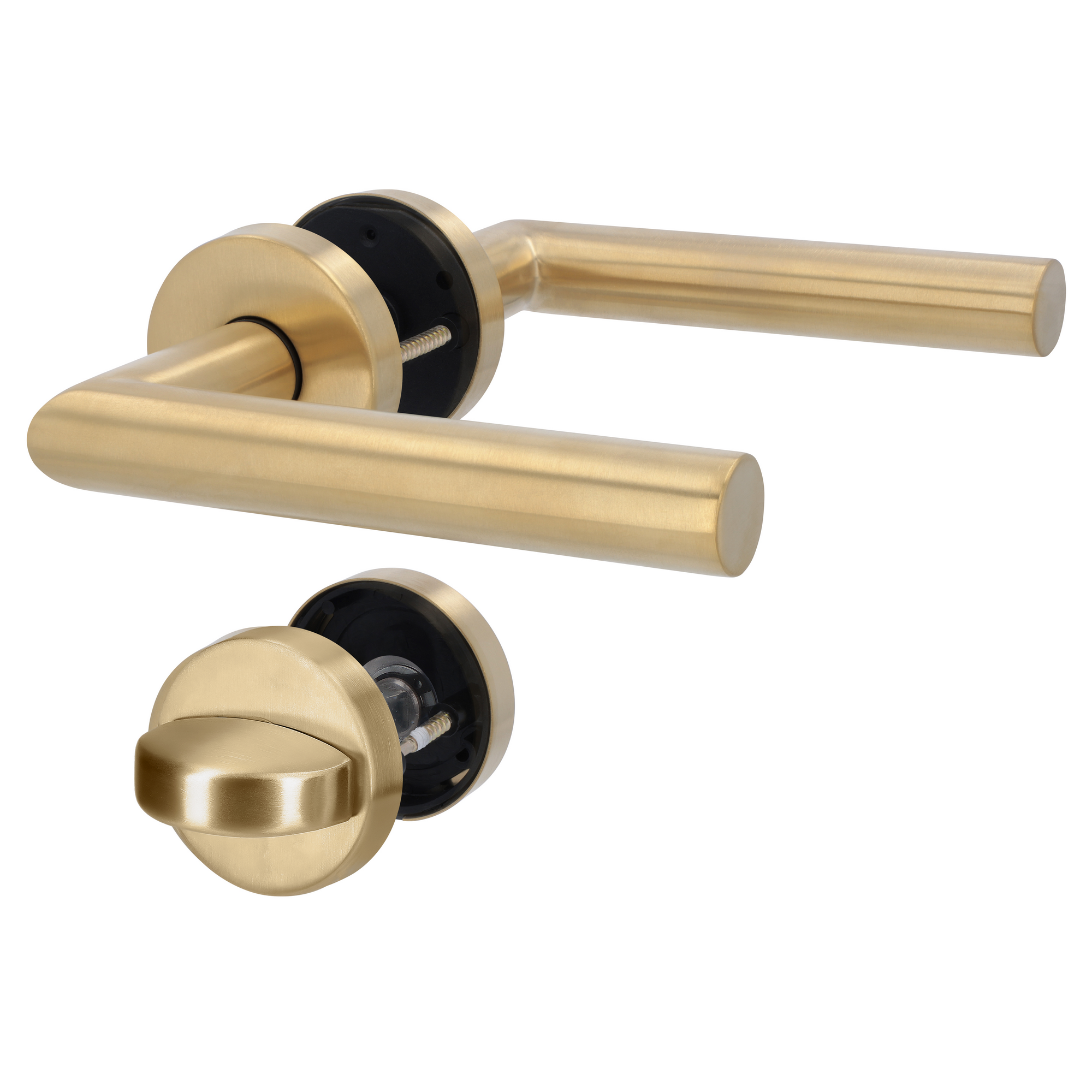 Goldene Türklinke mit WC-Verschluss
