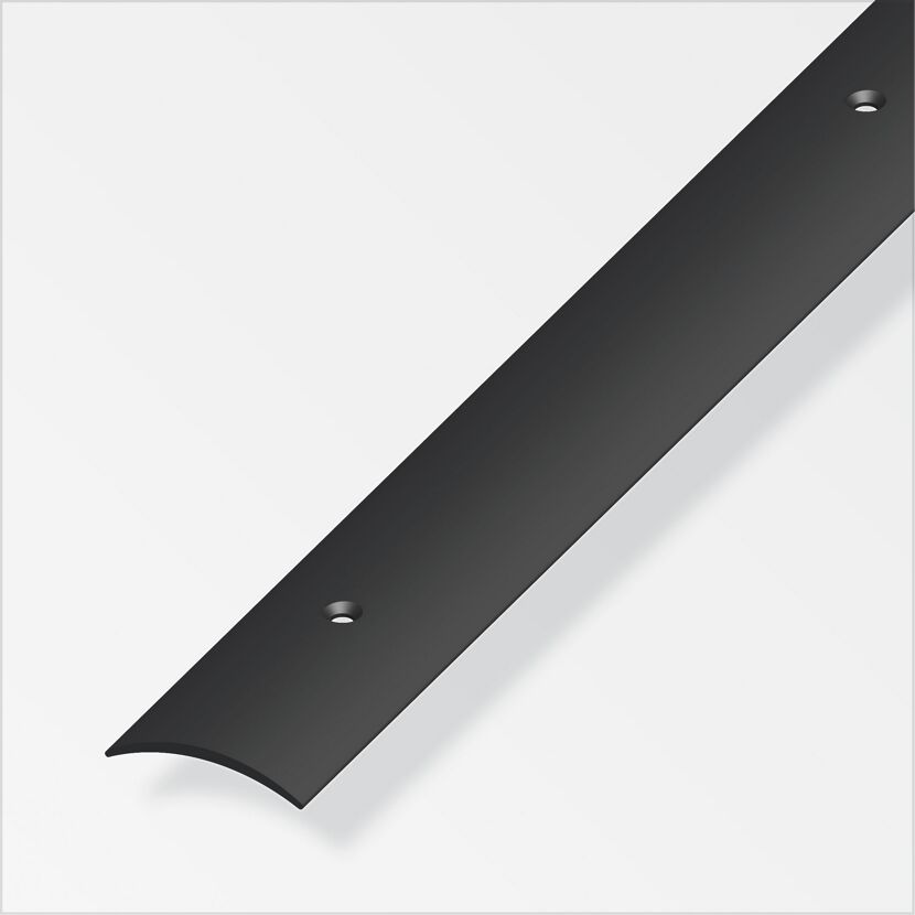 PVC-Übergangsprofil schwarz 1000 x 30 mm