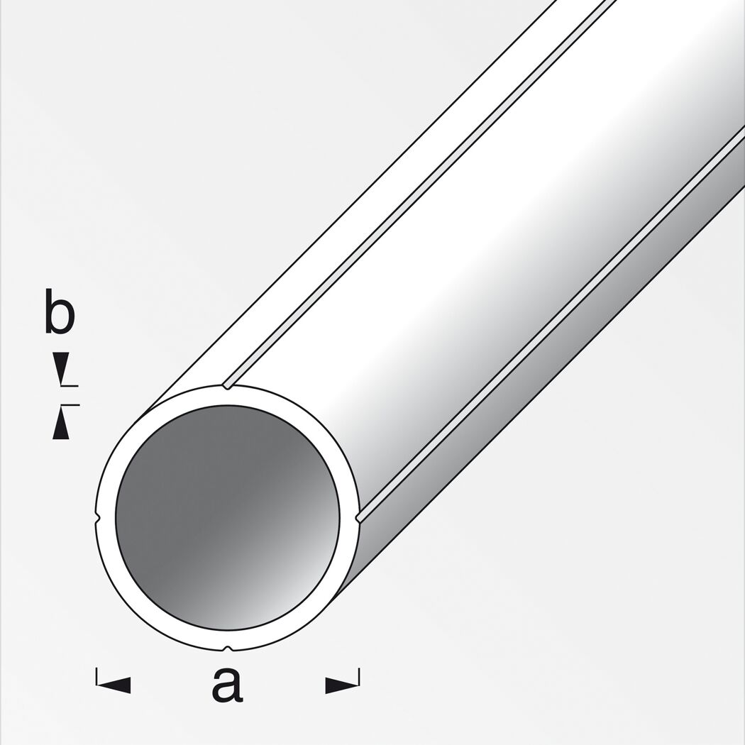 Alu-Rundrohr M5 blank 250 x 0,75 cm