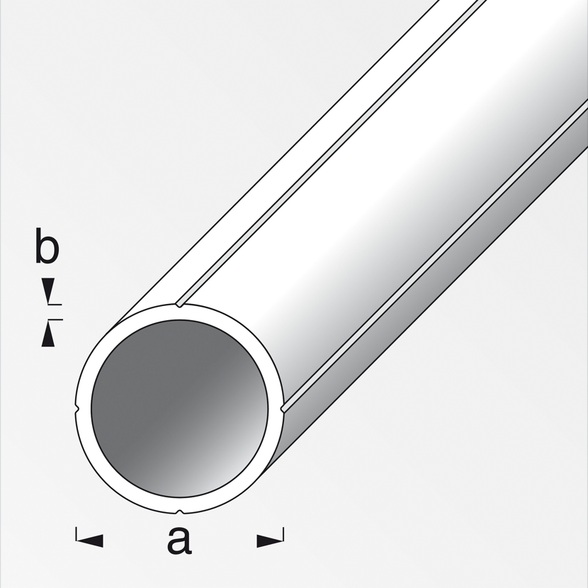 Alu-Rundrohr M20 blank 250 x 2,35 cm