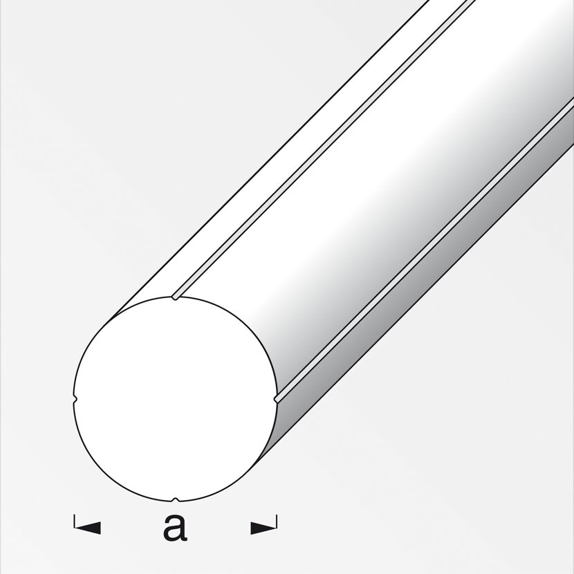 combitech Alu-Rundstange Ø 1,55 x 100 cm