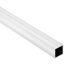 Alu Vierkantrohr 2,5 m 19,5 x 1,5 mm für M16