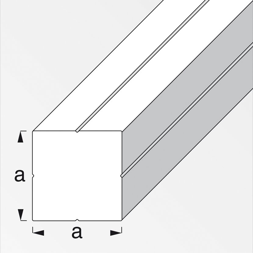 Quadratstange 1,15 x 1,15 x 100 cm